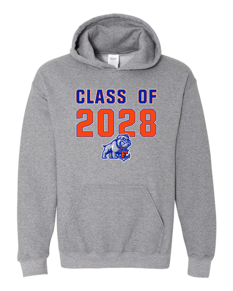 Freeport Bulldogs Anchor Class of 2028 Men's Hoodie