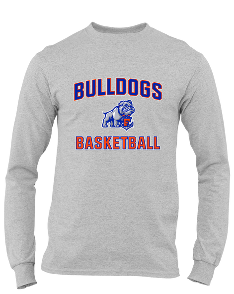 Freeport Bulldogs Anchor Basketball #1 Men's LS T-Shirt