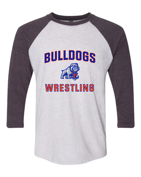 Freeport Bulldogs Anchor Wrestling Women's Baseball T-Shirt