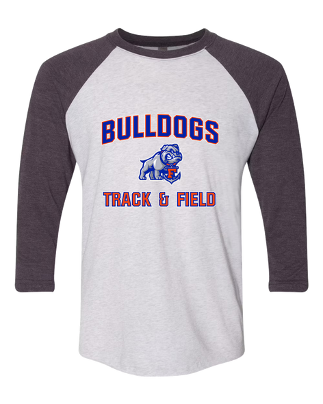 Freeport Bulldogs Anchor Track & Field Men's Baseball T-Shirt