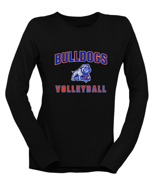 Freeport Bulldogs Anchor Volleyball Women's LS T-Shirt