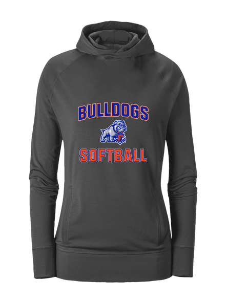 Freeport Bulldogs Anchor Softball #1 Women's Hoodie