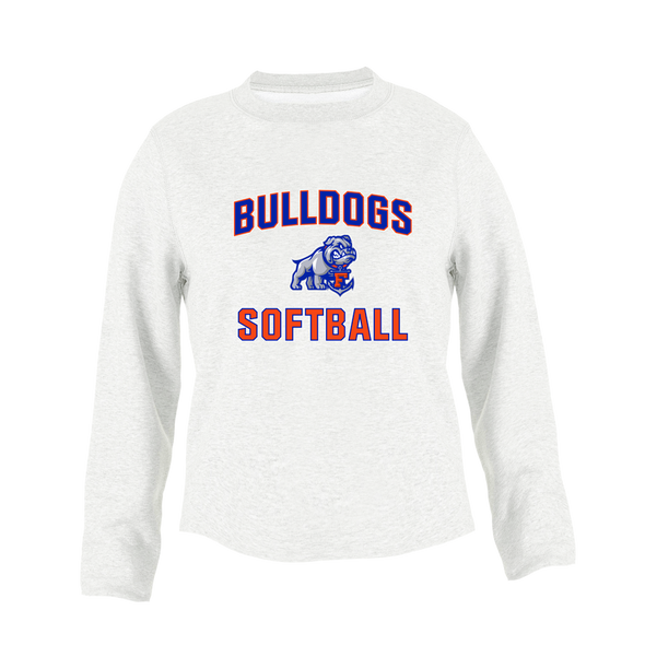 Freeport Bulldogs Anchor Softball #1 Women's Sweatshirt