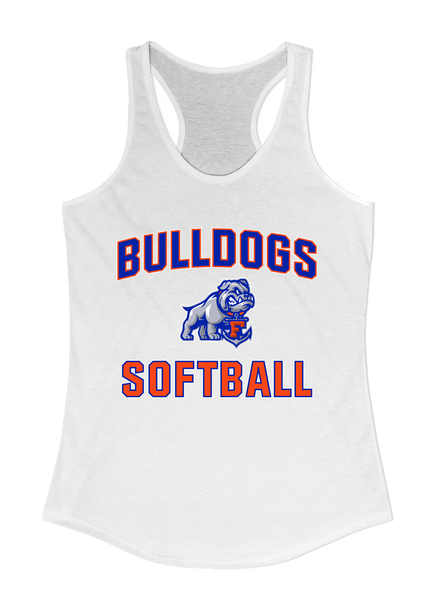 Freeport Bulldogs Anchor Softball #1 Women's Tank Top