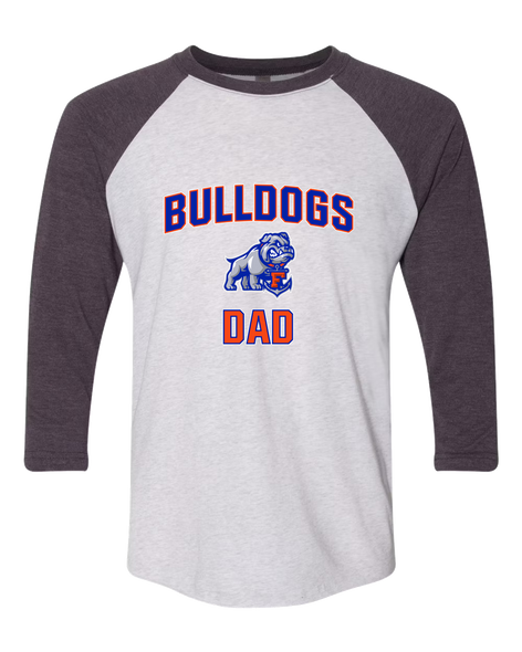 Freeport Bulldogs Anchor Dad Men's Baseball T-Shirt