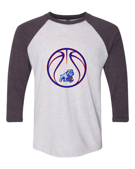 Freeport Bulldogs Anchor Basketball #2 Women's Baseball T-Shirt