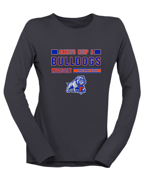 Freeport Bulldogs Anchor Mindset Women's LS T-Shirt