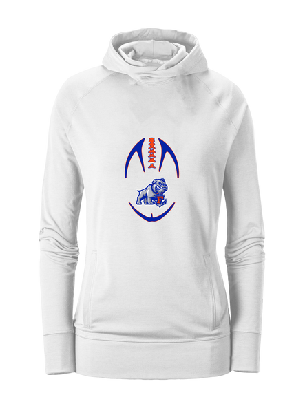 Freeport Bulldogs Anchor Football #4 Women's Hoodie