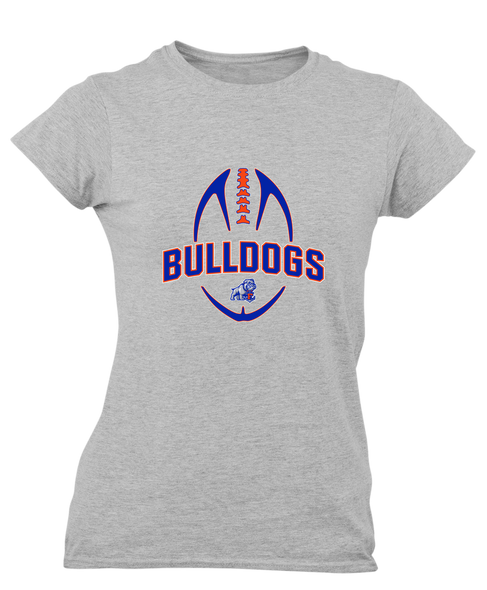 Freeport Bulldogs Anchor Football #5 Women's Premium SS T-Shirt