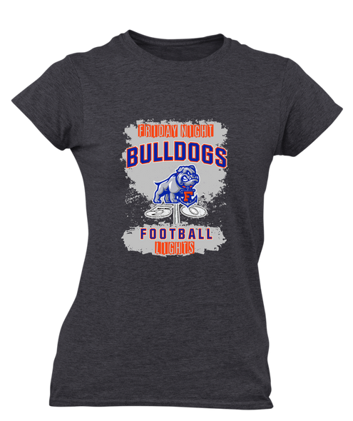 Freeport Bulldogs Anchor Football #6 Women's SS T-Shirt