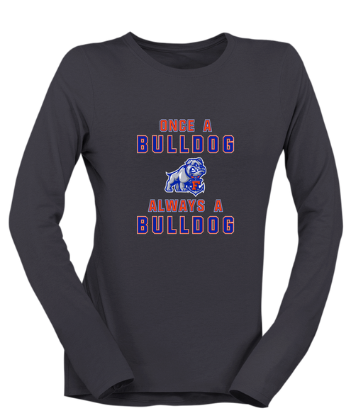 Freeport Bulldogs Anchor Once A Women's LS T-Shirt