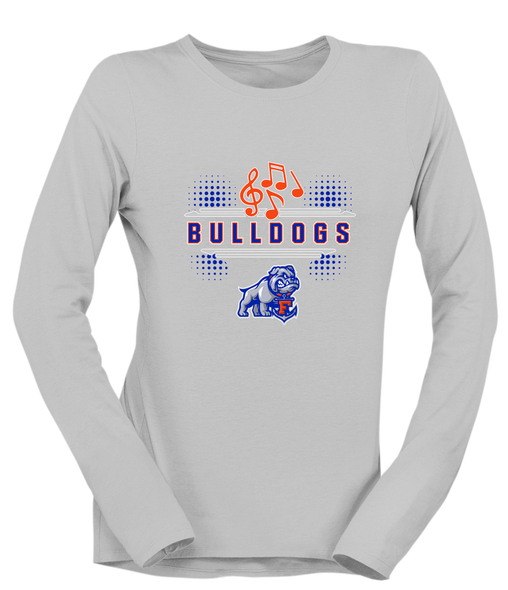 Freeport Bulldogs Anchor Band # 3 Women's LS T-Shirt