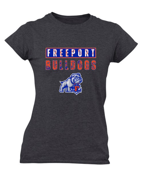 Freeport Bulldogs Anchor Mascot #9 Women's SS T-Shirt