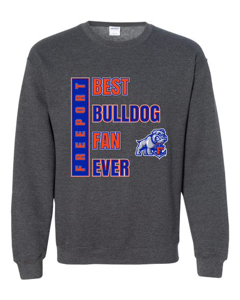 Freeport Bulldogs Anchor Best Bulldog Fan Men's Sweatshirt