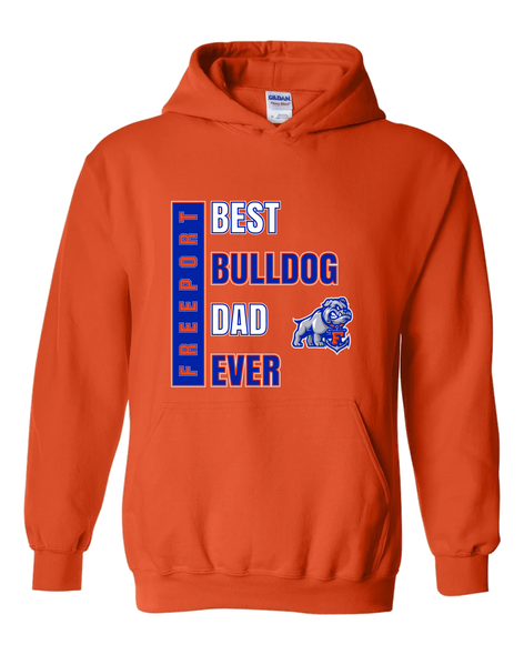 Freeport Bulldogs Anchor Best Bulldog Dad Men's Hoodie