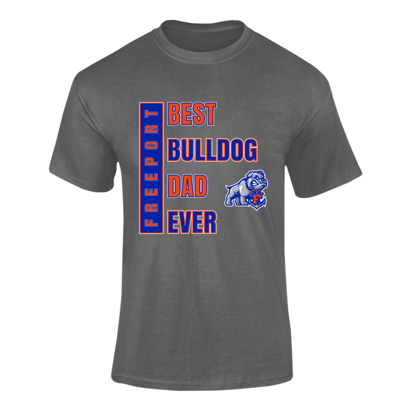 Freeport Bulldogs Anchor Best Bulldog Dad Men's SS T-Shirt