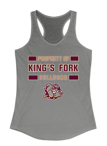 King's Fork Bulldogs Property Of Women's Tank Top