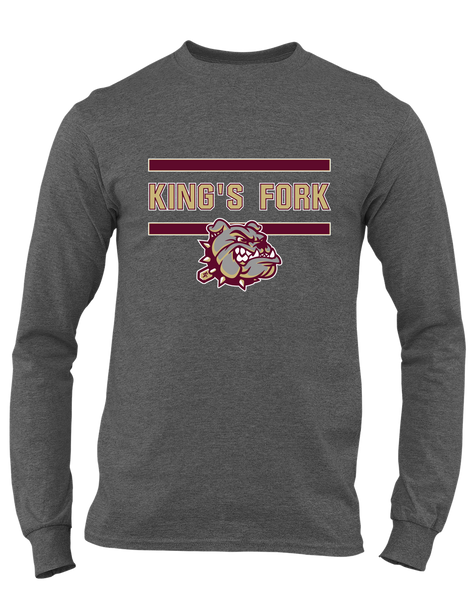 King's Fork Bulldogs Mascot #4 Men's Premium LS T-Shirt