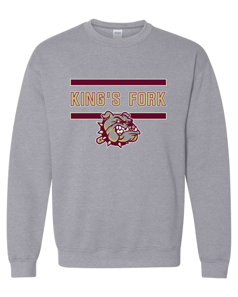 King's Fork Bulldogs Mascot #4 Men's Sweatshirt