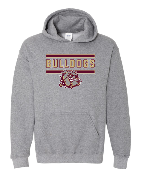 King's Fork Bulldogs Mascot #5 Men's Hoodie