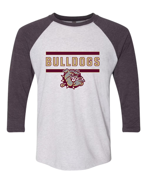 King's Fork Bulldogs Mascot #5 Men's Baseball T-Shirt