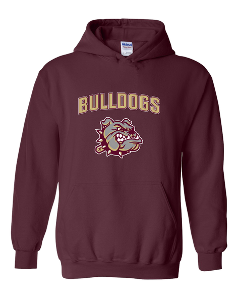 King's Fork Bulldogs Mascot #6 Men's Hoodie