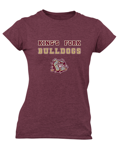 King's Fork Bulldogs Spirit Women's Premium SS T-Shirt