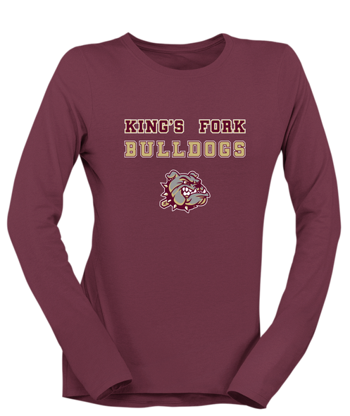 King's Fork Bulldogs Spirit Women's LS T-Shirt