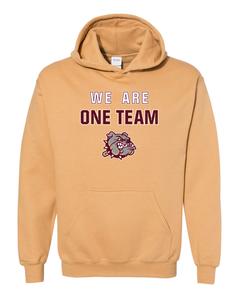 King's Fork Bulldogs We Are One Team Men's Hoodie