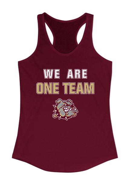 King's Fork Bulldogs We Are One Team Women's Tank Top