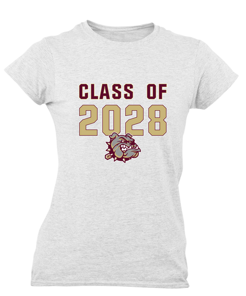 King's Fork Bulldogs Class of 2028 Women's Premium SS T-Shirt