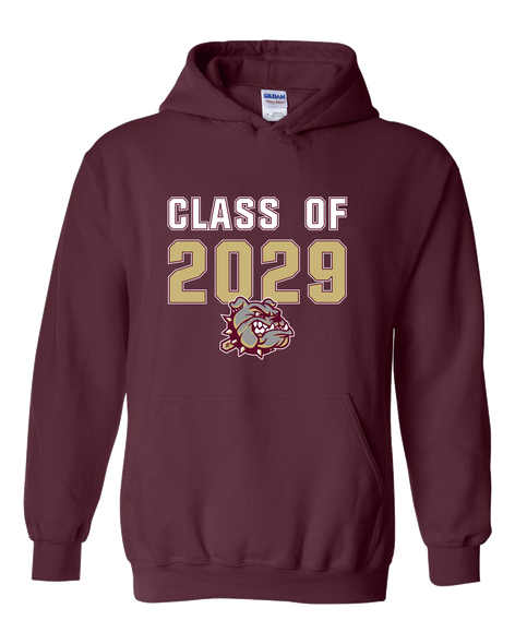 King's Fork Bulldogs Class of 2029 Men's Hoodie