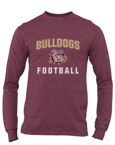 King's Fork Bulldogs Football #1 Men's LS T-Shirt