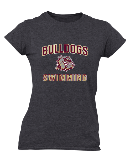 King's Fork Bulldogs Swimming Women's Premium SS T-Shirt