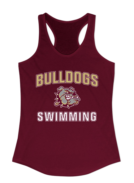 King's Fork Bulldogs Swimming Women's Tank Top