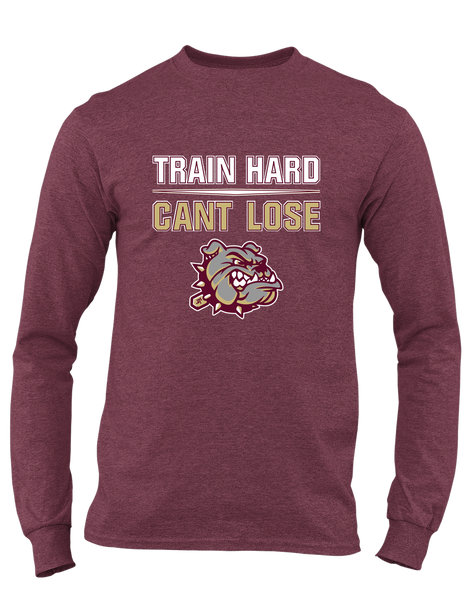 King's Fork Bulldogs Train Hard, Can't Lose Men's LS T-Shirt