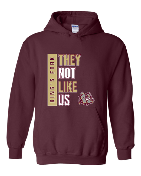 King's Fork Bulldogs They Not Like Us #1 Men's Hoodie