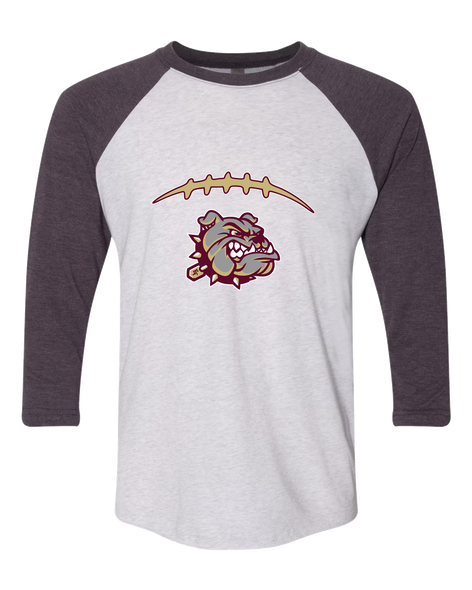 King's Fork Bulldogs Football #2 Women's Baseball T-Shirt