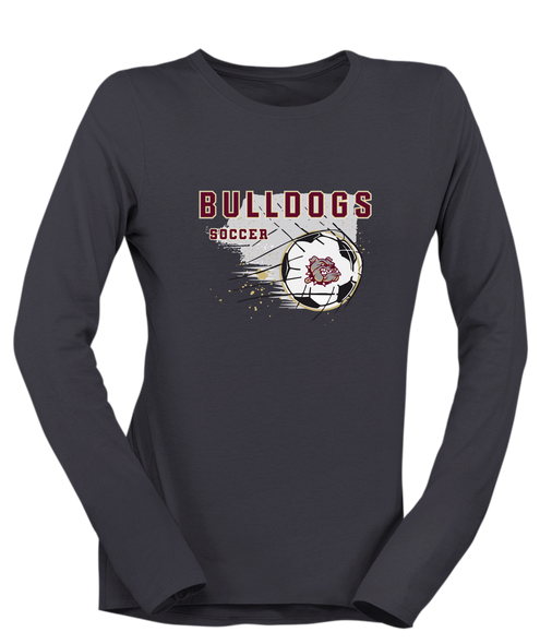 King's Fork Bulldogs Soccer #2 Women's LS T-Shirt