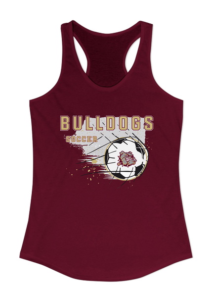 King's Fork Bulldogs Soccer #2 Women's Tank Top
