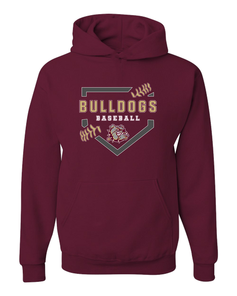 King's Fork Bulldogs Baseball #2 Men's Premium Hoodie