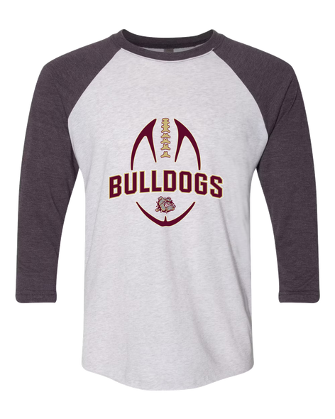 King's Fork Bulldogs Football #5 Women's Baseball T-Shirt