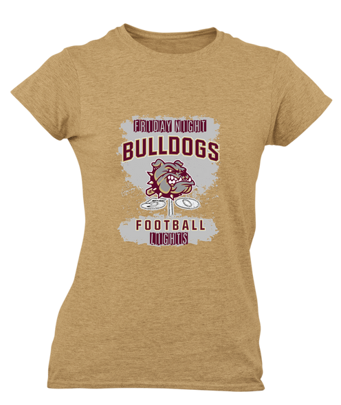 King's Fork Bulldogs Football #6 Women's SS T-Shirt