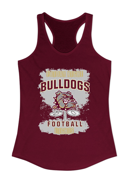 King's Fork Bulldogs Football #6 Women's Tank Top