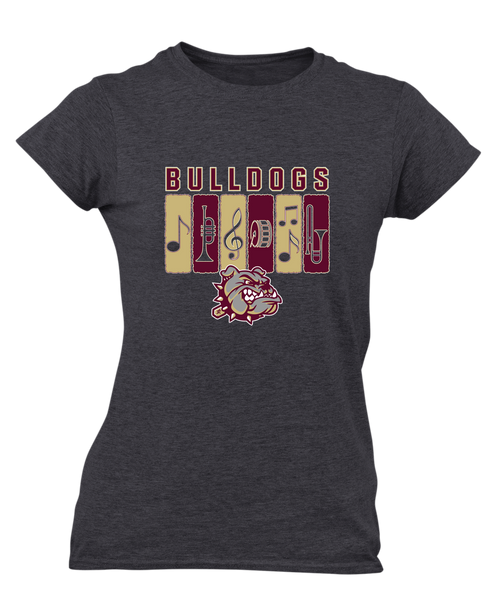 King's Fork Bulldogs Band # 2 Women's SS T-Shirt