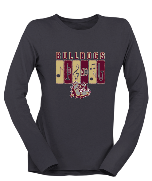 King's Fork Bulldogs Band # 2 Women's LS T-Shirt