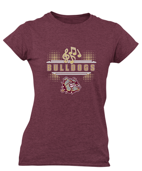 King's Fork Bulldogs Band # 3 Women's SS T-Shirt