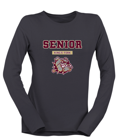 King's Fork Bulldogs Senior #2 Women's LS T-Shirt
