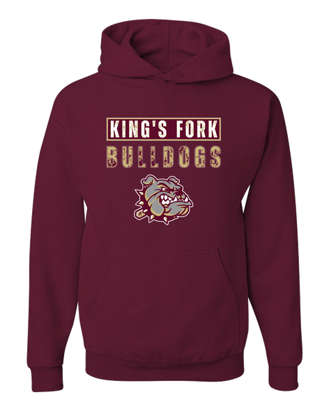 King's Fork Bulldogs Mascot #9 Men's Premium Hoodie
