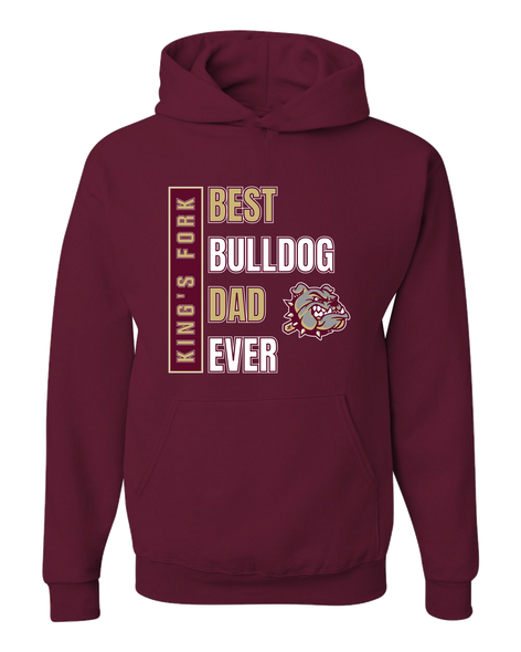 King's Fork Bulldogs Best Bulldog Dad Men's Premium Hoodie